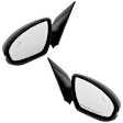 Driver and Passenger Side Mirror, Power Adjust, Heated, Manual Folding, Paintable, In-housing Signal Light, No Memory, No Puddle Light, No Auto-Dim, With Blind Spot Detection in Glass