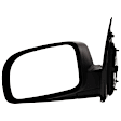 Driver and Passenger Side Mirror, Power Adjust, Heated, Manual Folding, Textured Black, No Signal Light, No Memory, No Puddle Light, No Auto-Dim, No Blind Spot Feature