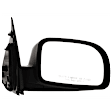 Driver and Passenger Side Mirror, Power Adjust, Heated, Manual Folding, Textured Black, No Signal Light, No Memory, No Puddle Light, No Auto-Dim, No Blind Spot Feature