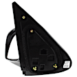Driver and Passenger Side Mirror, Power Adjust, Heated, Manual Folding, Textured Black, No Signal Light, No Memory, No Puddle Light, No Auto-Dim, No Blind Spot Feature