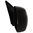 Driver and Passenger Side Mirror, Power Adjust, Heated, Manual Folding, Textured Black, No Signal Light, No Memory, No Puddle Light, No Auto-Dim, No Blind Spot Feature