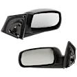 Driver and Passenger Side Mirrors, Power Adjust, Manual Folding, Non-Heated, Textured Black, No Signal Light, No Memory, No Puddle Light, No Auto-Dimming, No Blind Spot Feature