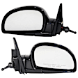 Driver and Passenger Side Mirror, Manual Adjust, Non-Heated, Manual Folding, Paintable, No Signal Light, No Memory, No Puddle Light, No Auto-Dim, No Blind Spot Feature