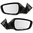 Driver and Passenger Side Mirror, Power Adjust, Heated, Manual Folding, Paintable, In-housing Signal Light, No Memory, No Puddle Light, No Auto-Dim, No Blind Spot Feature