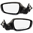 Driver and Passenger Side Mirrors, Power Adjust, Manual Folding, Heated, Paintable, In-housing Signal Light, No Memory, No Puddle Light, No Auto-Dimming, No Blind Spot Feature