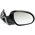 2012 Hyundai Elantra - Driver and Passenger Side Mirror, Power Adjust, Heated, Paintable, Manual Folding, No Signal Light, No Blind Spot Feature, No Memory, No Puddle Light, No Auto-Dimming, Hatchback