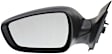Driver and Passenger Side Mirrors, Power Adjust, Manual Folding, Heated, Textured Black, No Signal Light, No Memory, No Puddle Light, No Auto-Dimming, No Blind Spot Feature