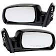 Driver and Passenger Side Mirror, Power Adjust, Non-Heated, Manual Folding, Paintable, No Signal Light, No Memory, No Puddle Light, No Auto-Dim, No Blind Spot Feature