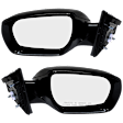 Driver and Passenger Side Mirrors, Power Adjust, Manual Folding, Heated, Paintable, In-housing Signal Light, No Memory, No Puddle Light, No Auto-Dimming, No Blind Spot Feature