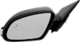 Driver and Passenger Side Mirrors, Power Adjust, Manual Folding, Heated, Paintable, In-housing Signal Light, No Memory, No Puddle Light, No Auto-Dimming, With Blind Spot Detection in Glass