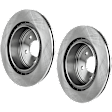 2006-2009 Nissan 350Z - Rear Brake Discs, Plain Surface, Vented, 5 Lugs, 12.11 in. Disc Diameter