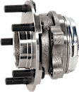 Front, Driver and Passenger Side Wheel Hub, 5 Lugs, With Bearing, AWD