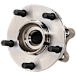 4-Wheel Set Front and Rear, Driver and Passenger Side Wheel Hubs, with Bearing, 5 x 4.5 In. Bolt Pattern, RWD
