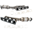Front, Driver and Passenger Side Catalytic Converters, Federal EPA Standard, 46-State Legal (Cannot ship to CA, CO, NY or ME)