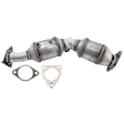 2008 Infiniti FX35 - Driver and Passenger Side Catalytic Converter, 3.5L 6Cyl, Federal EPA Standard, 46-State Legal (Cannot ship to CA, CO, NY or ME), Undercar, Direct JC Whitney Series