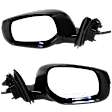 Driver and Passenger Side Mirror, Power Adjust, Heated, Manual Folding, Paintable, In-housing Signal Light, No Memory, No Puddle Light, No Auto-Dim, No Blind Spot Feature