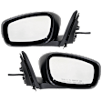 Driver and Passenger Side Mirrors, Power Adjust, Non-Heated, Manual Folding, Paintable, No Signal Light, Memory, Puddle Light, Auto-Dimming and Blind Spot Feature, Coupe, Fits Base Model