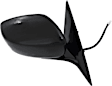 Driver and Passenger Side Mirrors, Power Adjust, Heated, Manual Folding, Paintable, No Signal Light, With Memory, No Puddle Light, Auto-Dimming and Blind Spot Feature, Sedan