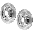 2009 Jaguar XF - Rear Brake Disc, Plain Surface, Vented, 5 Lugs, 325.88 mm, 4.2L 8Cyl