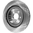 2009 Jaguar XF - Rear Brake Disc, Plain Surface, Vented, 5 Lugs, 325.88 mm, 4.2L 8Cyl