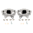 Rear, Driver and Passenger Side Brake Calipers, Bracket Included