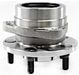 Front, Driver and Passenger Side Wheel Hub, 5 Lugs, With Bearing