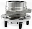Front, Driver and Passenger Side Wheel Hub, 5 Lugs, With Bearing
