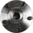 Front, Driver and Passenger Side Wheel Hub, 5 Lugs, With Bearing
