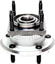 Front and Rear, Driver and Passenger Side Wheel Hub, 5 Lugs, With Bearing