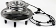 Front, Driver and Passenger Side Wheel Hub, 6 Lugs, With Bearing, With Sensor, RWD