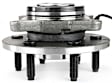 Front, Driver and Passenger Side Wheel Hub, 6 Lugs, With Bearing, With Sensor, RWD