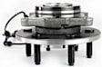 Front, Driver and Passenger Side Wheel Hub, 6 Lugs, With Bearing, With Sensor, RWD