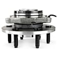 Front and Rear, Driver or Passenger Side Wheel Hub, 6 Lugs, With Bearing, With Sensor, RWD