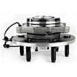 Front and Rear, Driver or Passenger Side Wheel Hub, 6 Lugs, With Bearing, With Sensor, RWD