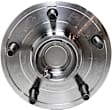 2-Wheel Set Rear, Driver and Passenger Side Wheel Hubs, With Bearing, 5 x 5 in. Bolt Pattern