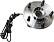 Front, Driver and Passenger Side Wheel Hub, 5 Lugs, With Bearing, With Sensor, 3.8L, 6Cyl