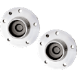 2-Wheel Set Rear, Driver and Passenger Side Wheel Hub, 5 Lugs, With Bearing, With Sensor, FWD