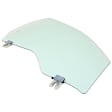 Front, Driver and Passenger Side Door Glasses, No Tint, Non-Laminated, Replaces NAGS No. DD12197 GTYN, DD12198 GTYN