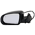 Driver and Passenger Side Mirror, Power Adjust, Heated, Power Folding, Paintable, In-housing Signal Light, No Memory, With Puddle Light, No Auto-Dim, With Blind Spot Detection in Glass