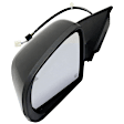 Driver and Passenger Side Mirror, Power Adjust, Heated, Power Folding, Paintable, In-housing Signal Light, No Memory, With Puddle Light, No Auto-Dim, With Blind Spot Detection in Glass