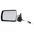 Driver and Passenger Side Mirrors, Manual Adjust, Non-Folding, Non-Heated, Chrome, No Signal Light, No Memory, No Puddle Light, No Auto-Dimming, No Blind Spot Feature