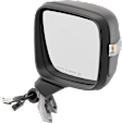 Driver and Passenger Side Mirrors, Power Adjust, Manual Folding, Heated, Textured Black, In-housing Signal Light, No Memory, No Puddle Light, No Auto-Dimming, No Blind Spot Feature