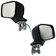 Driver and Passenger Side Mirrors, Power Adjust, Manual Folding, Heated, Textured Black, No Signal Light, No Memory, No Puddle Light, No Auto-Dimming, No Blind Spot Feature