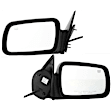 Driver and Passenger Side Mirrors, Power Adjust, Manual Folding, Heated, Textured Black, No Signal Light, No Memory, No Puddle Light, No Auto-Dimming, No Blind Spot Feature