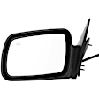 Driver and Passenger Side Mirrors, Power Adjust, Manual Folding, Heated, Textured Black, No Signal Light, No Memory, No Puddle Light, No Auto-Dimming, No Blind Spot Feature