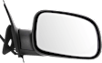 Driver and Passenger Side Mirrors, Power Adjust, Manual Folding, Non-Heated, Textured Black, No Signal Light, No Memory, No Puddle Light, No Auto-Dimming, No Blind Spot Feature