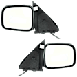 Driver and Passenger Side Mirrors, Power Adjust, Manual Folding, Non-Heated, Textured Black, No Signal Light, No Memory, No Puddle Light, No Auto-Dimming, No Blind Spot Feature