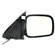 Driver and Passenger Side Mirrors, Power Adjust, Manual Folding, Non-Heated, Textured Black, No Signal Light, No Memory, No Puddle Light, No Auto-Dimming, No Blind Spot Feature