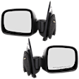 Driver and Passenger Side Mirrors, Manual Adjust, Manual Folding, Non-Heated, Textured Black, No Signal Light, No Memory, No Puddle Light, No Auto-Dimming
