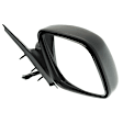 2004 Jeep Liberty - Driver and Passenger Side Mirror, Power Adjust, Heated, Textured Black, Manual Folding, No Signal Light, No Blind Spot Feature, Without Memory Recall, No Puddle Light, No Auto-Dimming